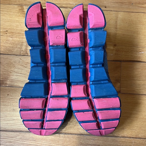 On Cloud X Women's Swiss Engineered Comfort Fit Running Shoes - Blue Pink - 8.5 - Picture 6 of 7